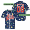 Merry-Christmas-Custom-Name-&-Number---Festive-Pattern-Baseball-Jersey Merry-Christmas-Custom-Name-&-Number---Festive-Pattern-Baseball-Jersey